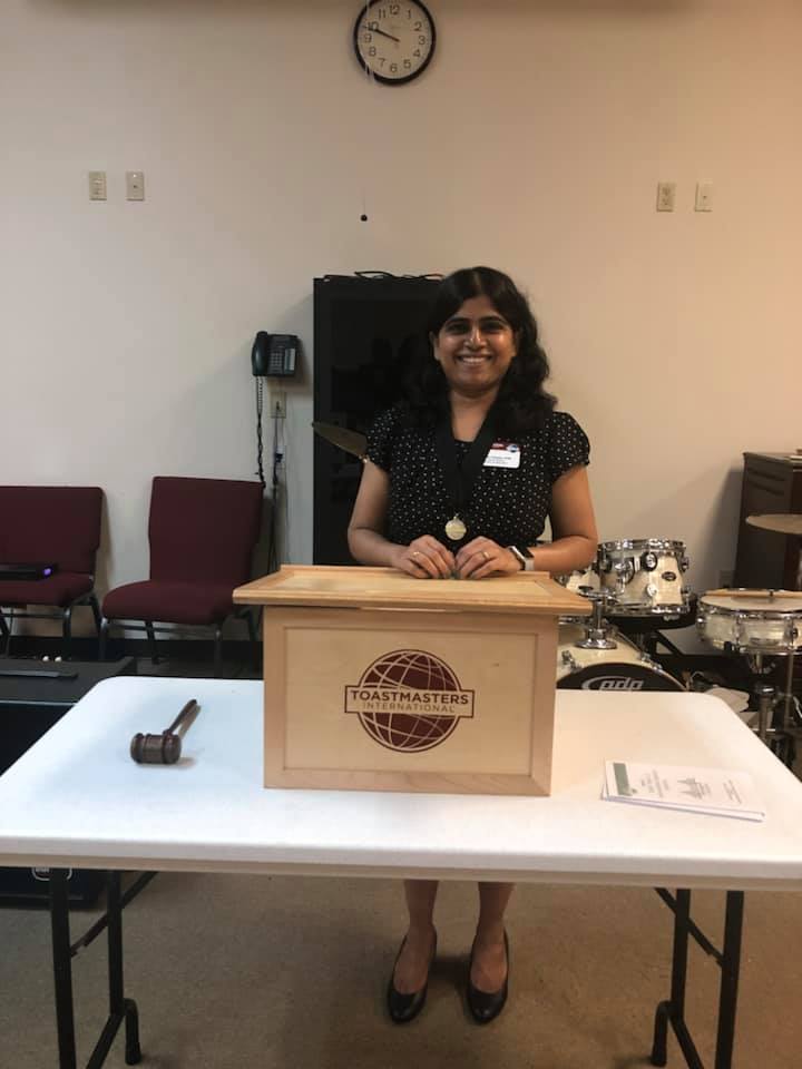 Area Speech Contest – leading the event